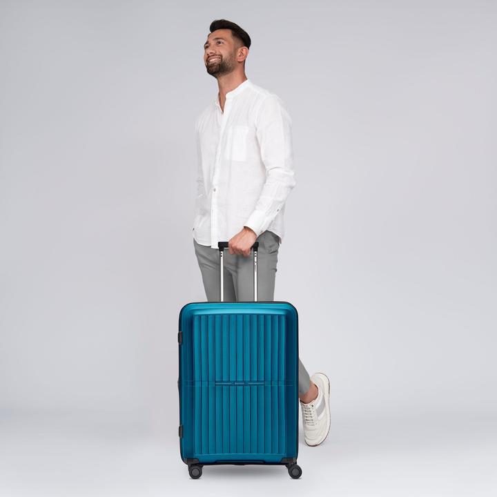 Immagine prodotto Pactastic Collezione 01 Carrello a 4 ruote da 67 cm con piega ad espansione (71 l, M (50 - 90l))