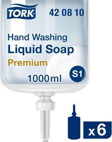 Produktbild Tork Handwash 420810 Flüssigseife 1l 6St. (Flüssigseife, 1000 ml)