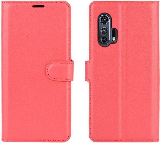 Actual product image MU Classic Litchi Leather Bookcover Series (Motorola Edge+)
