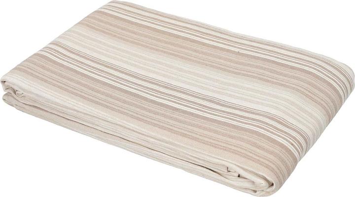 Produktbild Casativo Maxi Tagesdecke gestreift aus 100% Baumwolle, beige, 300 x 260 cm (300 x 260 cm)