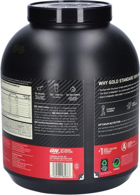 Produktbild Optimum Nutrition Gold Standard (White Chocolate Raspberry, 1 Stk., 2280 g)