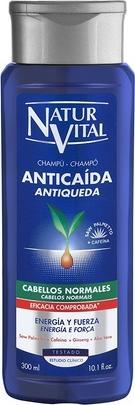 NaturVital Natur und Leben Haarausfall Shampoo für normales Haar Fresh Blue 300ml (300 ml, Flüssiges Shampoo)