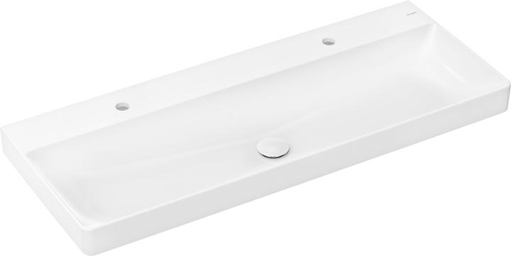 hansgrohe Xelu Q Waschtisch, 1200x480, wandhängend, ohne Überlauf, Weiss, 61 (480 mm, 1200 mm)