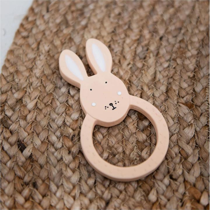 Image du produit Trixie Baby Anneau de dentition en caoutchouc naturel, rond Mrs Rabbit