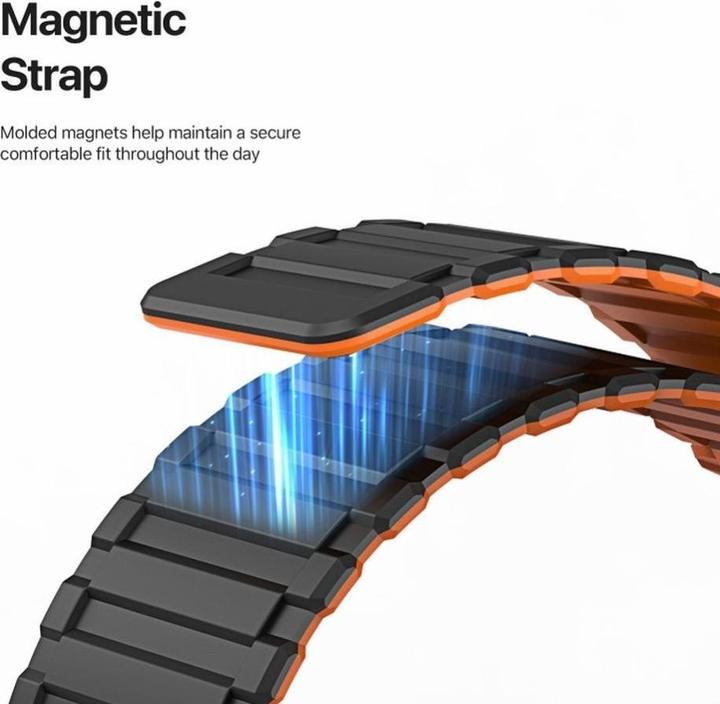Image du produit Dux Ducis KJ Bracelet (42 mm, 45 mm, 44 mm, 49 mm, Silicone, Aimant)