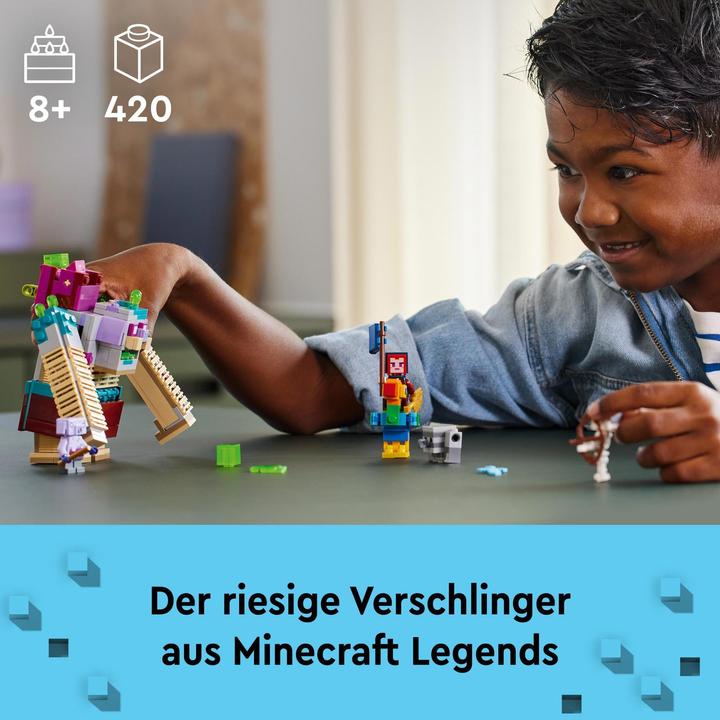 Image du produit LEGO 21257 L'épreuve de force avec le Dévoreur (21257, LEGO Minecraft)