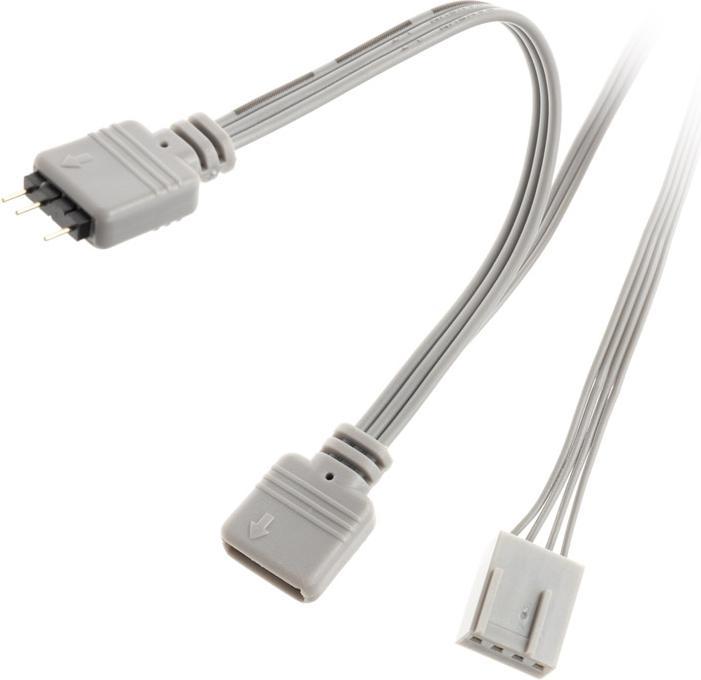 Productafbeelding Bitspower Notos RGB PWM ventilator, 120mm - wit, 5-delig (120 mm, 5 x)