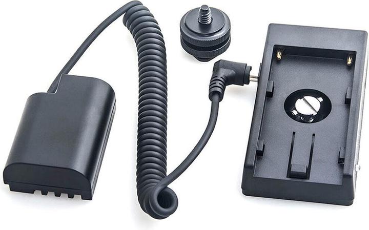 Caruba Panasonic DMW DCC12 Volldecodierung Dummy Batterie +F970 Batteriezwickel (Federkabel) (Kamera Akku)