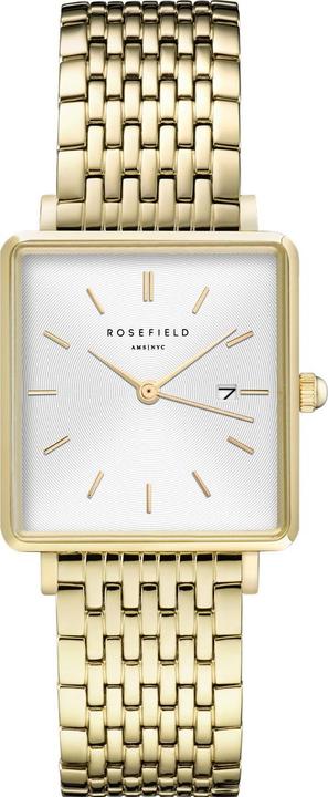 Rosefield The Boxy White Sunray Gold (Analoguhr, 26 mm)