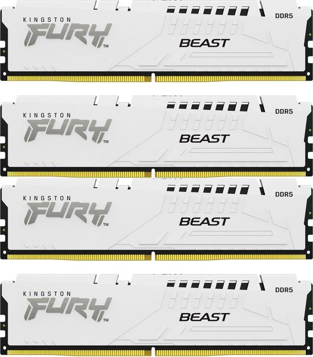 Produktbild Kingston D5 64GB 5200-40 Beast wh K4 KFY XMP (4 x 16GB, 5200 MHz, DDR5-RAM, DIMM)