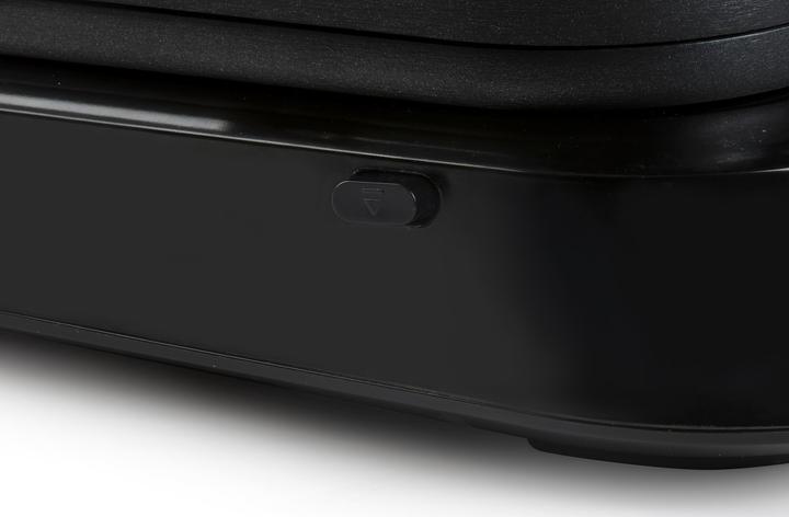 Actual product image Domo Genius Electric Contact Grill Non-stick Coating, with Display Stainless Steel, Black (EU plug)