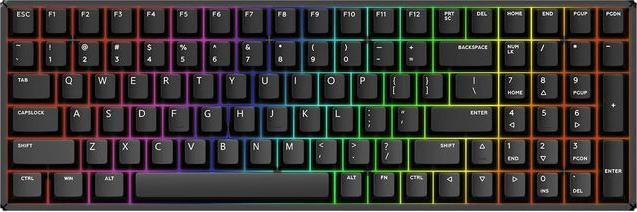Iqunix F97 Dark Side Wireless Gaming Keyboard, RGB - MX Brown Switches (DE, Wireless)
