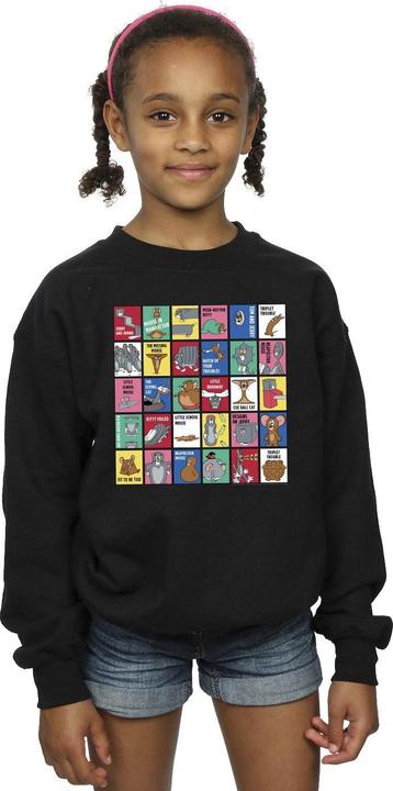 Immagine prodotto Tom & Jerry Grid Squares Felpa Ragazze (128)