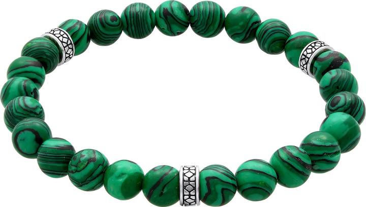 Kuzzoi Edelsteinarmband (23 cm, 925er Sterling Silber, Plastik, No Stein, Kunstharz)