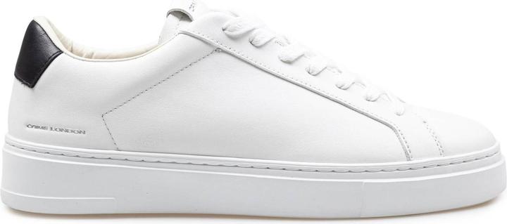 Crime London Crime leather sneakers color black and white