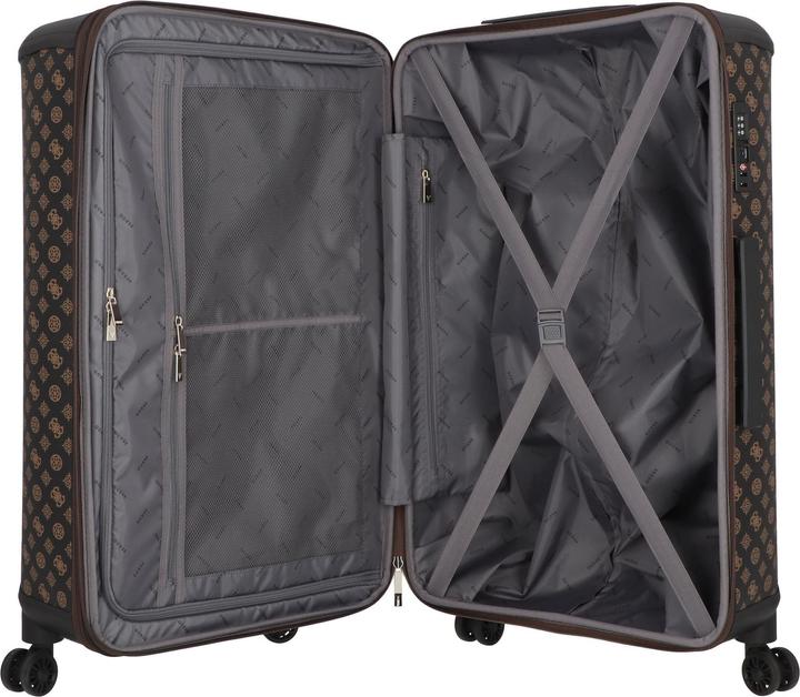 Actual product image Guess Harde Suitcase / Trolley / Travel Case - 70 cm - Wilder - Bruin (94 l, L (90 - 115l))