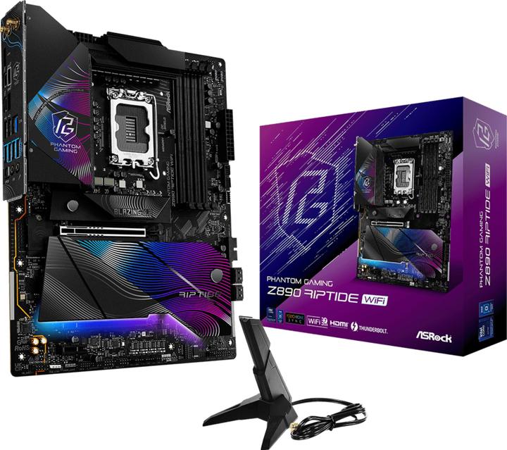 Produktbild AsRock Z890 Riptide WiFi (LGA 1851, Intel Z890, ATX)