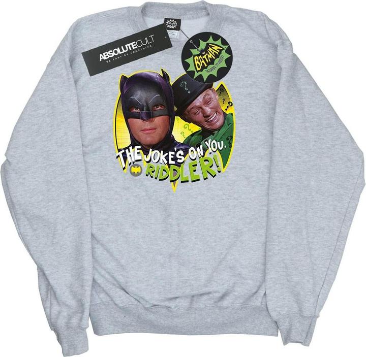 Batman TV Serie Der Riddler Witz Baumwolle Sweatshirt