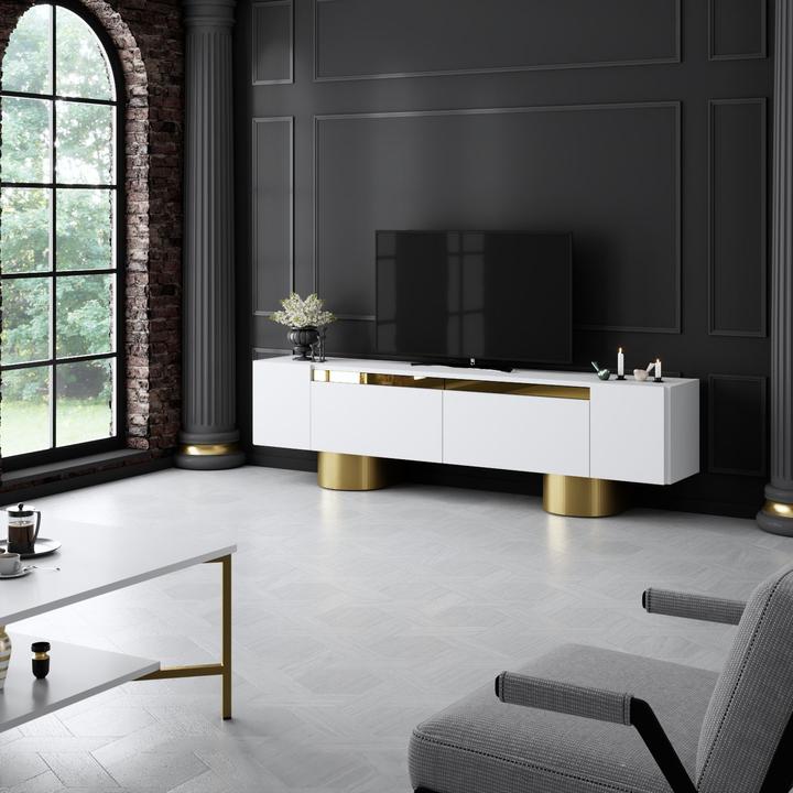 Immagine prodotto Skye Decor Bohem Gold TV Stand (180 x 50 x 30 cm)