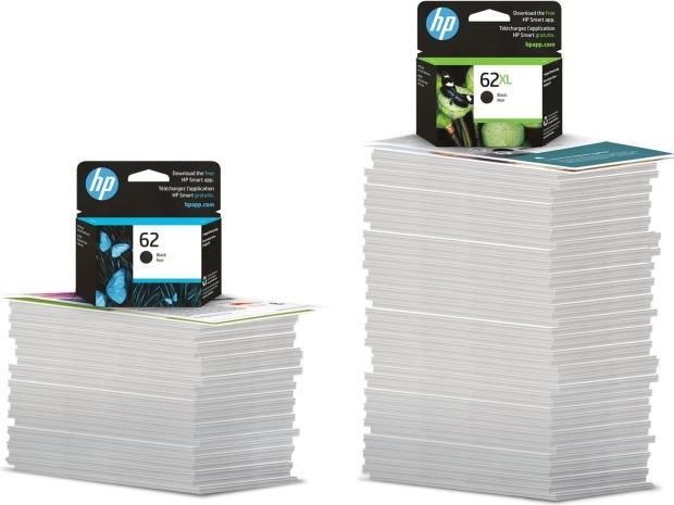 Actual product image HP 62 (M, FC, C, Y)