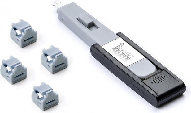 Actual product image Smart Keeper SmartKeeper Basic "RJ11 Port" Blocker 4 pcs.+Key grey