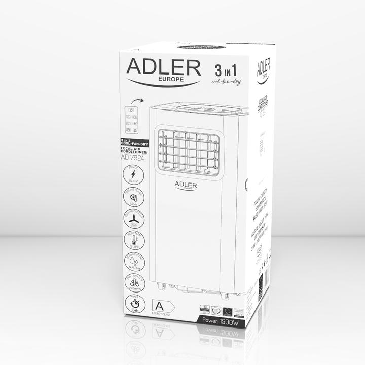 Image du produit Adler AD 7924 Climatiseur portable 63 dB (20 m², 5000 BTU/h)