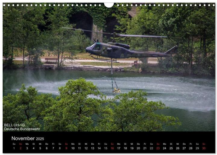 Image du produit Hubschrauber im Einsatz (Wandkalender 2025 DIN A3 quer), Monatskalender (A3, Allemand)