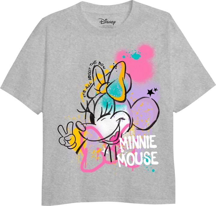 Disney Mädchen Minnie Mouse Sprühschablone TShirt (152, 158)
