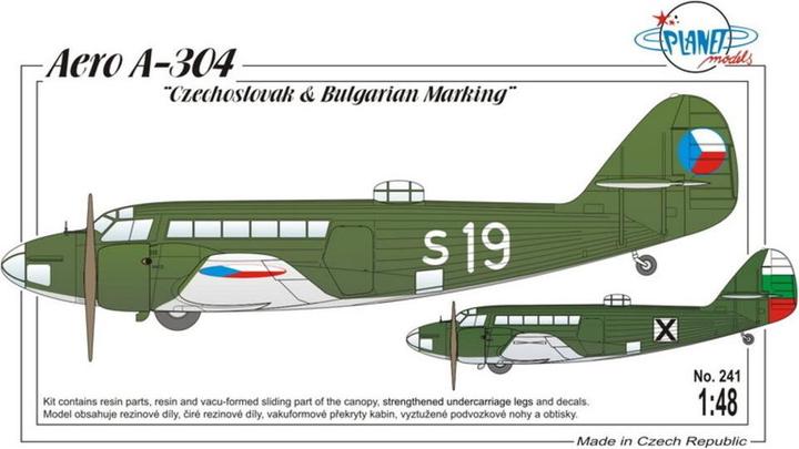Image du produit Planet Models Aero A-304 "Czechoslovak & Bulgarian S." (Tchécoslovaquie et Bulgarie)