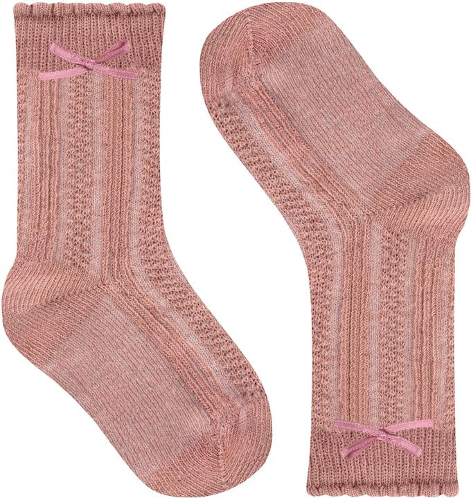 Image du produit Normani 4 paires de chaussettes pour enfants avec noeud - 9591 (paquet de 4, 23 - 26)