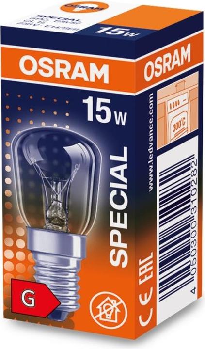 Image du produit Osram Lampe de poêle Special (E14, 15 W, 85 lm, 1 x, G)