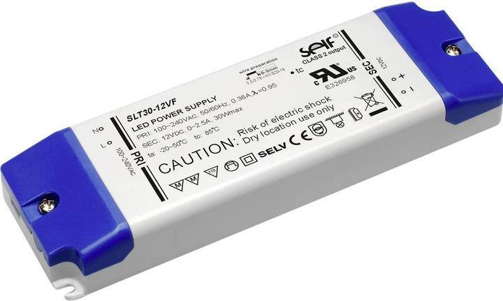 Image du produit Self Electronics SLT30-24VFG Transformateur LED constant