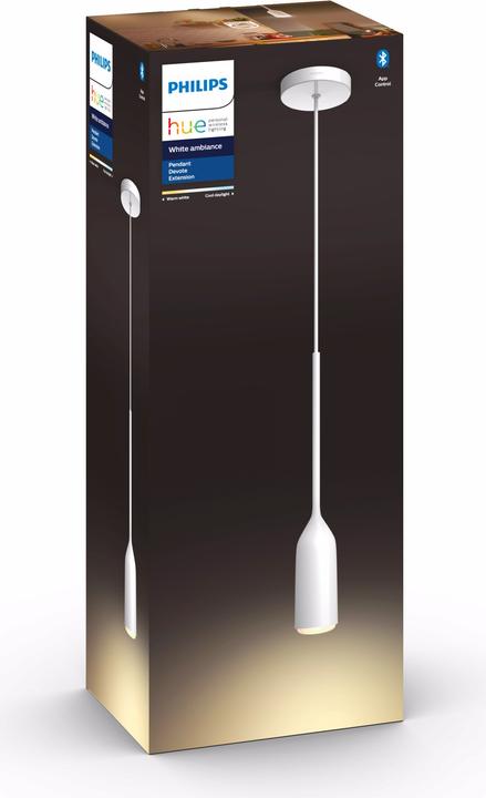 Produktbild Philips Hue White Ambiance Devote Pendelleuchte weiss 806 lm (E27, 806 lm)