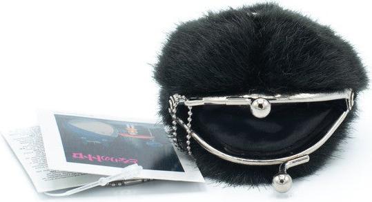 Actual product image - Porte-Monnaie Peluche Mini Noiraude - 8 cm