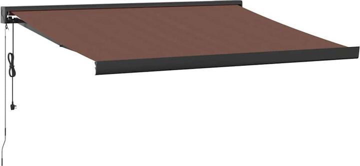 Produktbild VidaXL Markise Gelenkarmmarkise Sonnenmarkise Automatisch Braun 300x250cm (2.50 m)
