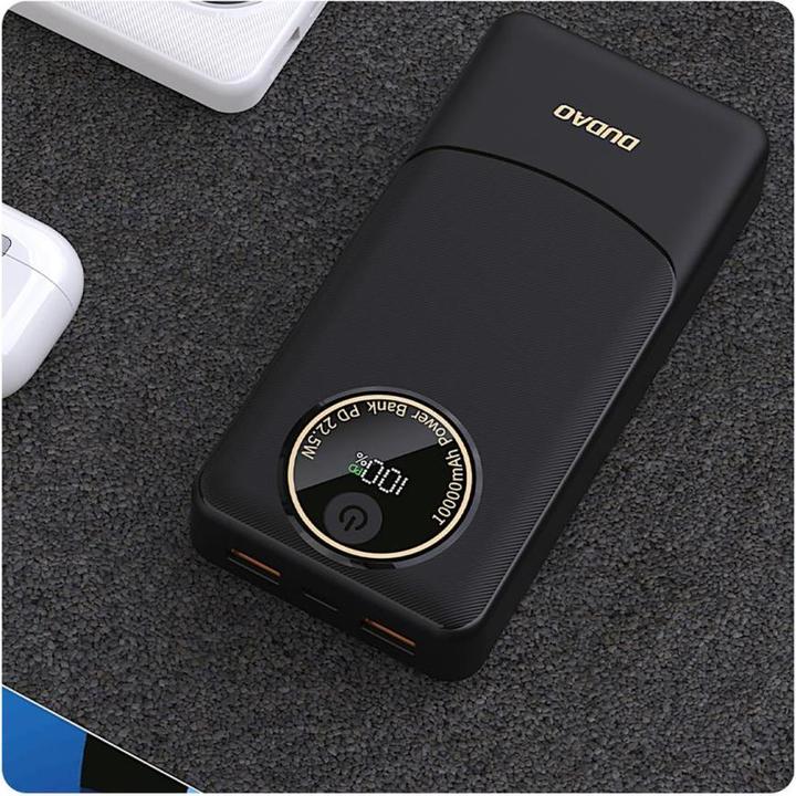 Produktbild Dudao K12 powerbank 20000mAh 22.5W Black (20000 mAh, 22.50 W, 22.50 Wh)