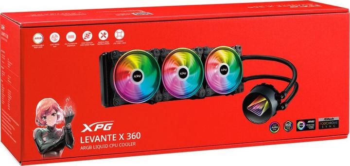 Actual product image Adata XPG water cooling XPG LEVANTE X 360
