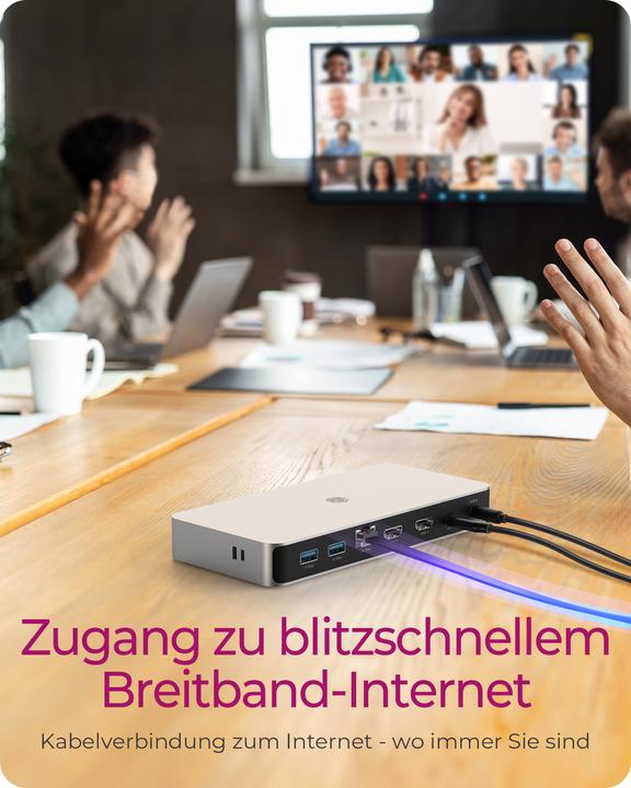 Actual product image Icy Box IB-DK2880-C41 (USB-C, 11 Ports)