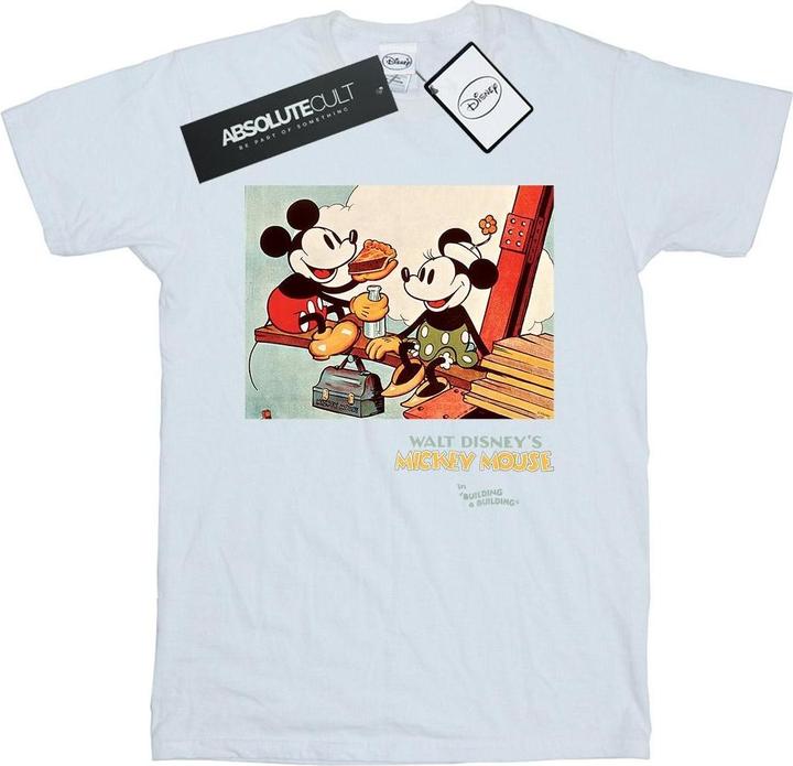 Disney Mickey Mouse Building A Building TShirt (L)