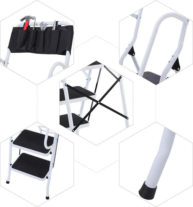 Produktbild Homcom Trittleiter (Trittleiter, 50 cm)