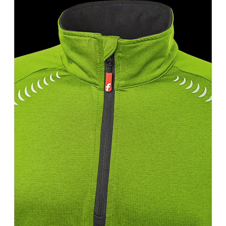 Produktbild Magni Tech-Fleecepullover lime/schwarz meliert Gr. S Fortis Elements (S)
