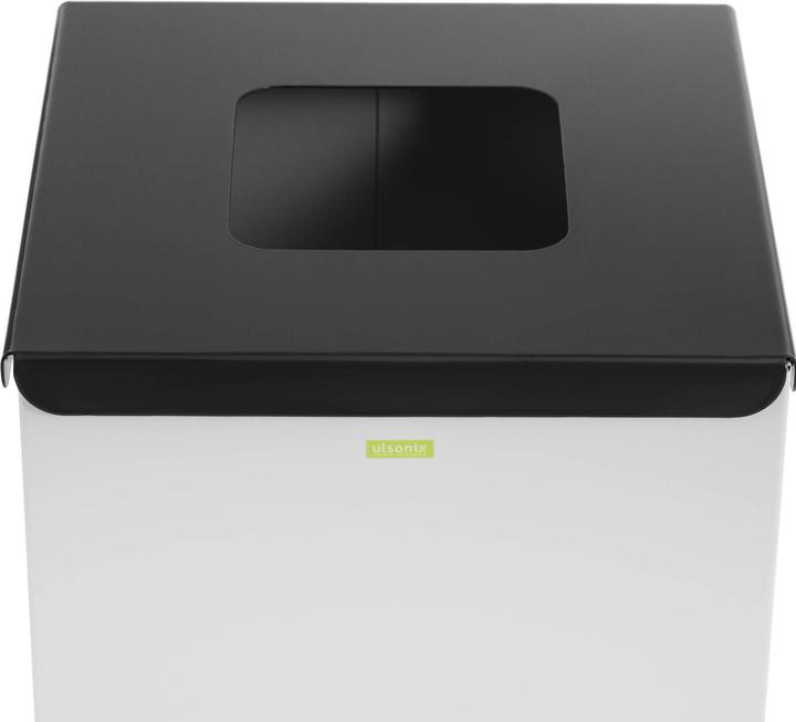 Produktbild Ulsonix Mülleimer Abfalleimer Küche Mülltrenner Deckel Bio Label 60 Liter Recycling (60 l)