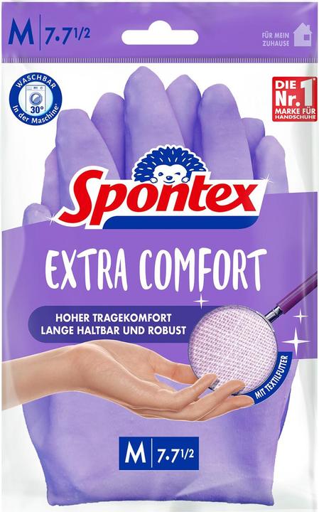 Productafbeelding Spontex Huishoudhandschoenen Extra Comfort Gr. 7 (7, M)