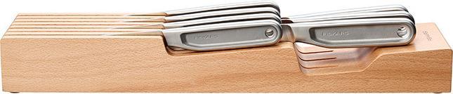Actual product image Fiskars All Steel Drawer knife block