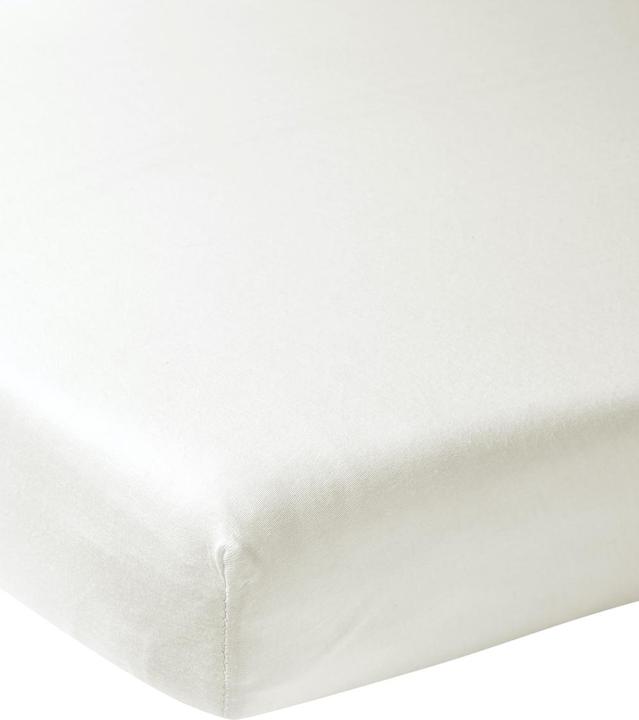 Meyco Home jersey Spannbettlaken 120x200 warm weiss (120 x 200 cm)