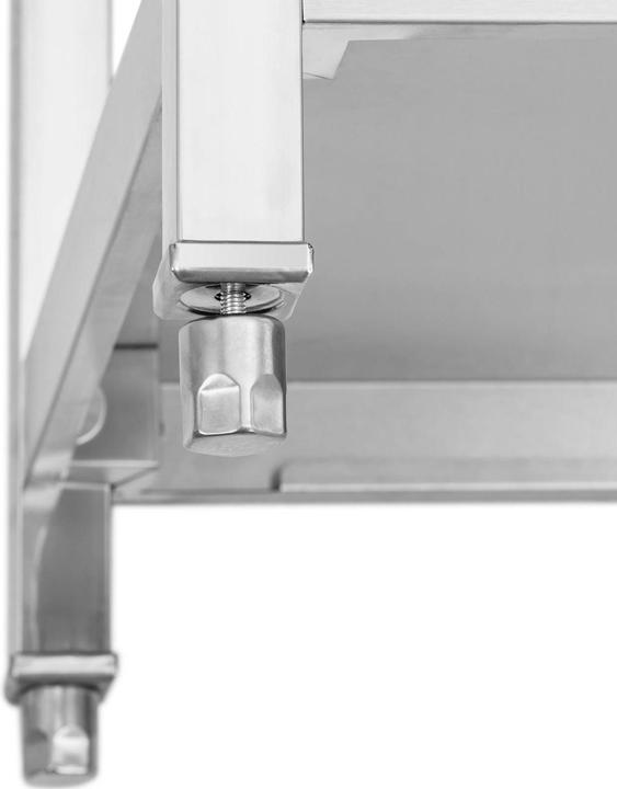 Actual product image Royal Catering Spültisch 1 Becken zu 400 x 400 x 250 mm Ablage Edelstahl-Spültisch Gastro (25 cm, 60 cm)