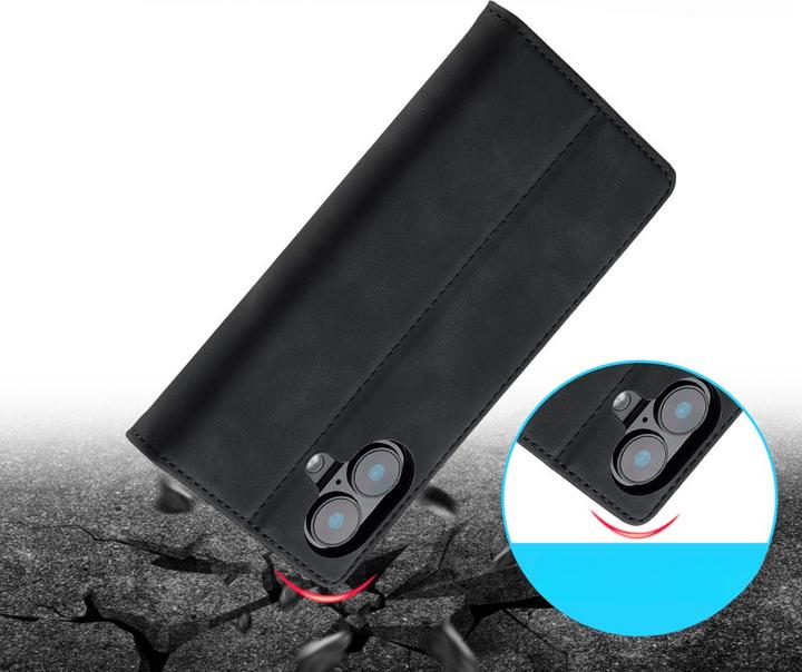 Immagine prodotto LC.Imeeke iPhone 16 - Custodia Flip Vintage (Apple iPhone 16)
