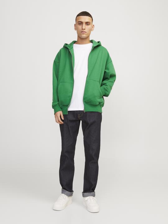 Immagine prodotto Jack & Jones Felpa con cappuccio con zip a tinta unita Felpa con cappuccio con chiusura a zip (L)
