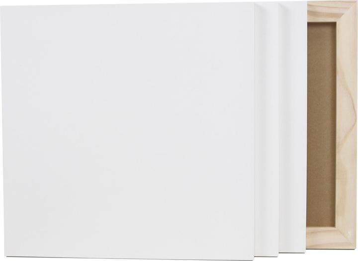 Paintersisters Fond à peindre blanc pour bois, set de 4