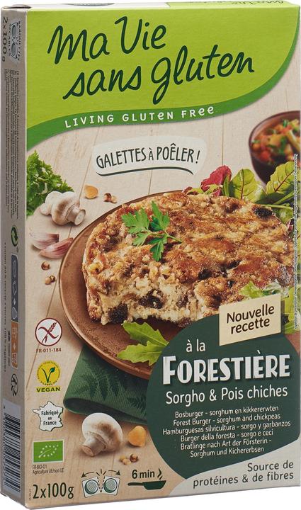 Produktbild Ma vie sans Gluten Bratlinge Pilze-Kichererbsen (245 g)